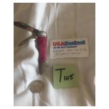 2 BLADED LADY LEG KNIFE W/BOTTLE OPENER