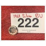1964 BU SILVER HALF DOLLAR