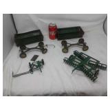 ERTL JOHN DEERE TOY WAGON PARTS & PLOW