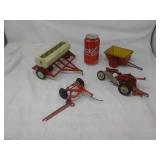 IH, TRU-SCALE TOY TRACTOR ATTACHMENTS