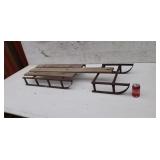 Primitive farm work sled