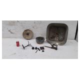Galvanize square wash tub O grinding stone buggy