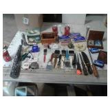 FILLET KNIFES, VTG. MAKE-UP COMPACT & MORE