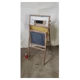 Kids chalkboard on stand