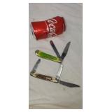 Two pocket knifes  Uncle Henry & Steel Warrior