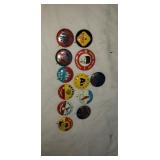 Old baseball collectors buttons.