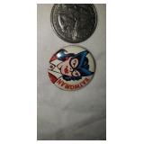 1966  Batwoman button.