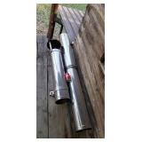 3 joints of stainless steel flue pipe 8"