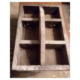 OLD WOOD TOTE TRAY
