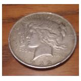 1922 PEACE SILVER DOLLAR