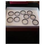 10 LARGE SILVER DOLLAR COIN CAPSULES