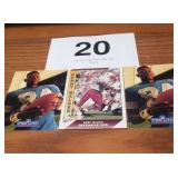 3 FOOTBALL CARDS
