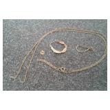 12 & 14KT. GOLD SCRAP JEWELRY 4.15GRAMS