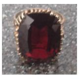 10KT.GOLD & RUBY RING 10.21GRAMS