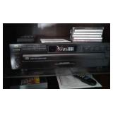 JVC 6 DISC FRONT LOADING SYSTEM WITH REMOTE AND
