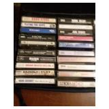 30 CASSETTE MUSIC TAPES IN CASE