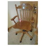 DESK CHAIR- split damage to seat