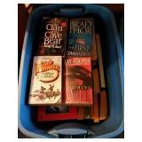 TOTE FULL OF BOOKS