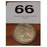 1925 PEACE SILVER DOLLAR