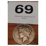 1926S PEACE SILVER DOLLAR