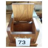 WOOD RECIPE BOX