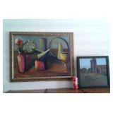 FRAMED WALL PAINTING ART