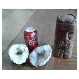 GEODE & CARVED ROCK