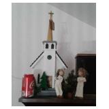 LIGHTED CHURCH & ACCESSORIES