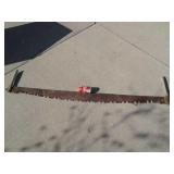 PRIMITIVE TWO MAN CROSS CUT SAW