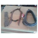PRIMITIVE HORSE HAMES & COLLAR