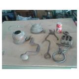 PRIMITIVE BARN PULLEY, MEAT HOOK & MORE