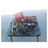 TREBLE LIGHT, TOW STRAP, GAS CAN, EXTENSION CORD