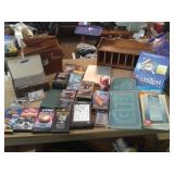 OFFICE SUPPLIES, VHS TAPES, CASSETTES