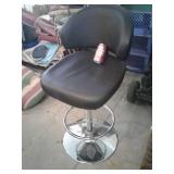 ADJUSTABLE BAR STOOL some wear on seat