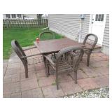 PATIO TABLE&CHAIRS