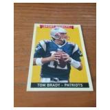TOM BRADY FOOTBALL CARD