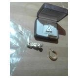 GOLD FILLINGS, 10K. GOLD PIN, 14K. GOLD FILLED