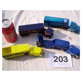 4 HOT WHEELS TRUCKS