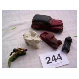 CAST IRON TRUCKS, PIG, MISC