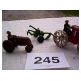 CAST IRON TRACTORS/PLOW
