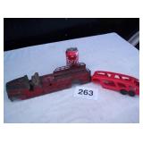 FOR PARTS, METAL HUBLEY FIRE DEPT/