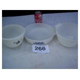 ANCHOR, PYREX BOWLS