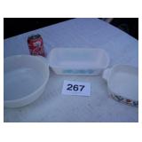 FIREKING, CORNINGWARE, GLASS BAKEWARE