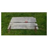 Old primitive barndoor