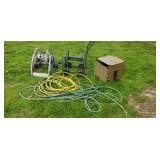 Garden hose reels and garden hose air hose