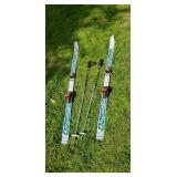 360 Tyrolia Snow Skis with poles.