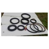New motorcycle and bicycle tires
