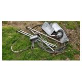 Pile of scrap metal.