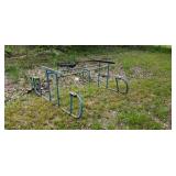 Metal picnic table frame