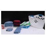 BASKET FULL OF TOWELS